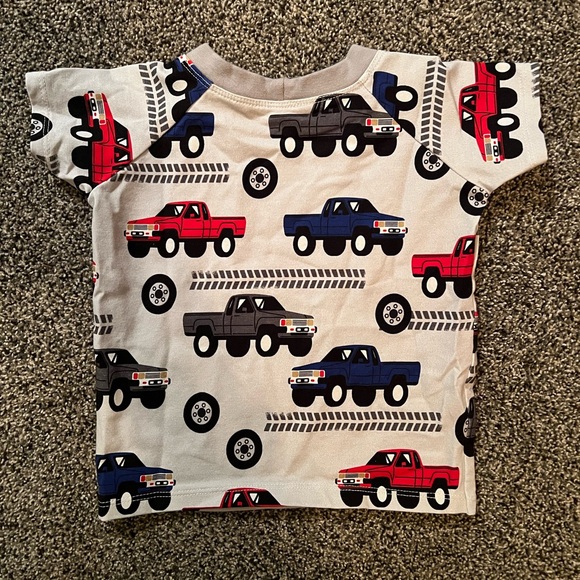 Small Shop Short Sleeve Truck Shirt 6-9M - Picture 3 of 3